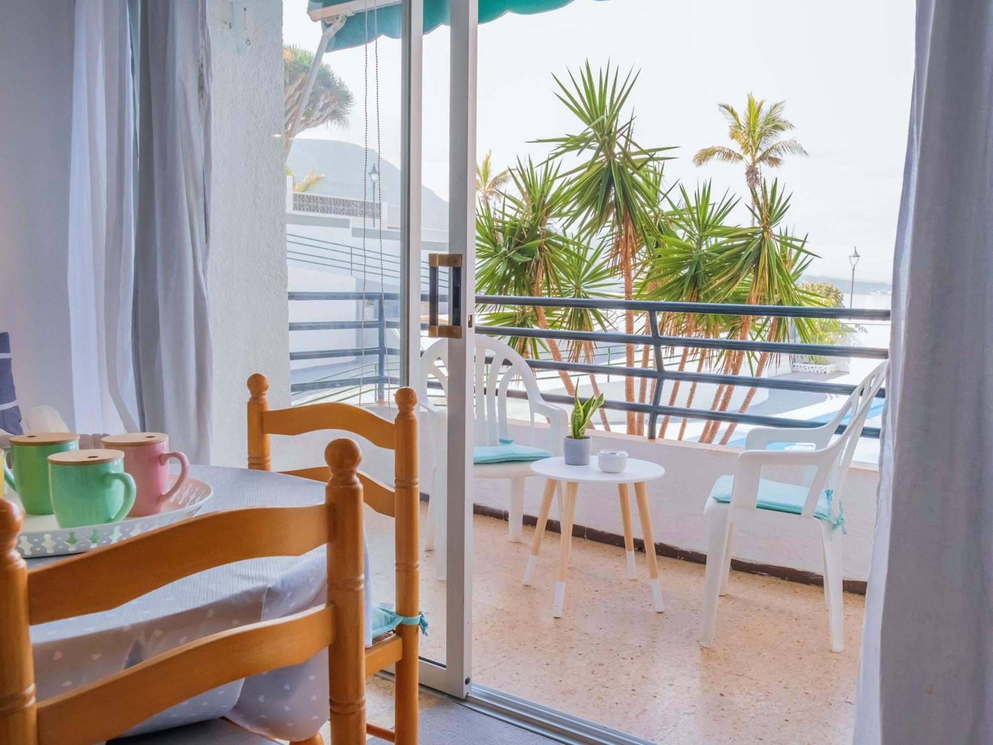 Live Punta Columbus Pool & Beach Front Punta Del Hidalgo Buitenkant foto