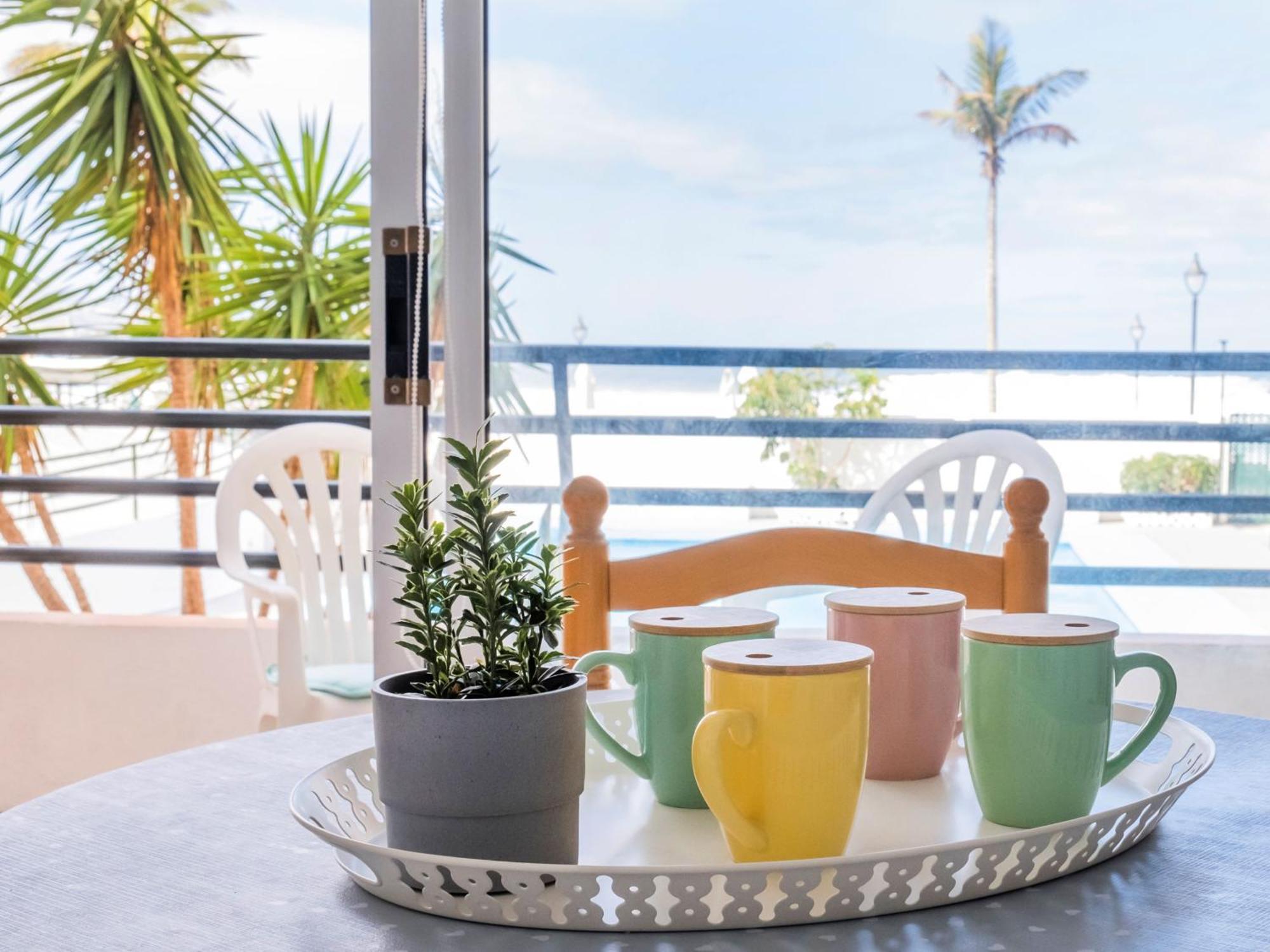 Live Punta Columbus Pool & Beach Front Punta Del Hidalgo Buitenkant foto